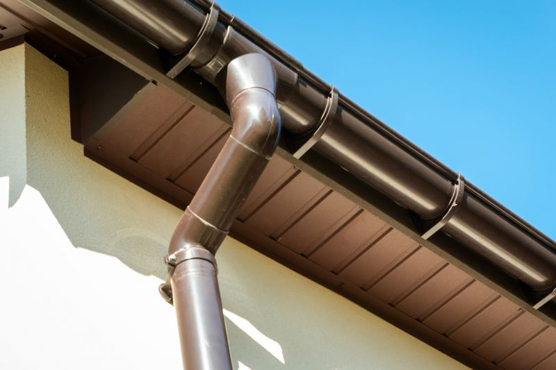 Pvc Downspout Installation detail